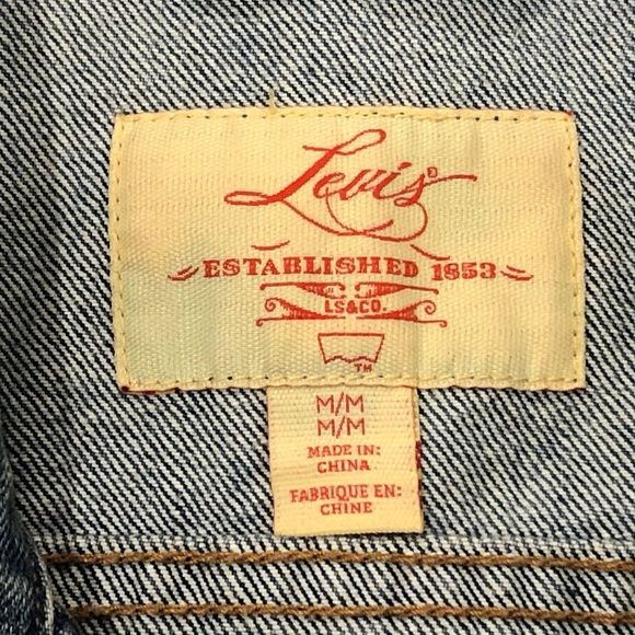 Levis Women's denim jacket size Medium Blue - Picture 3 of 5